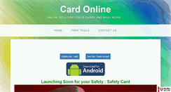Desktop Screenshot of card-online.biz
