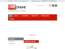 Tablet Screenshot of card-online.com